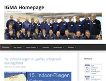 Tablet Screenshot of igma.ch